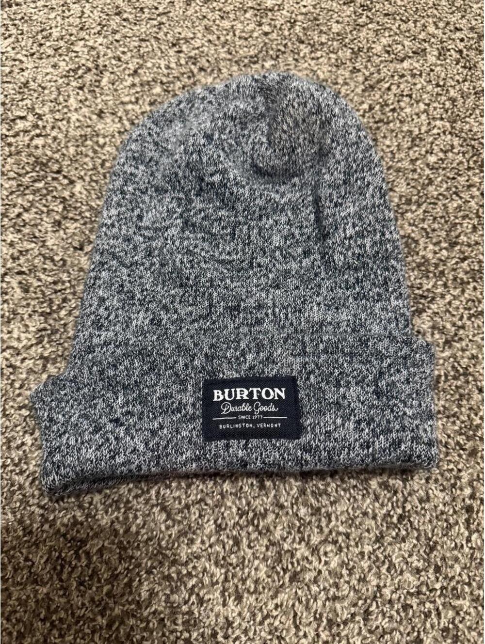 Burton Men's Grey and Blue Hat